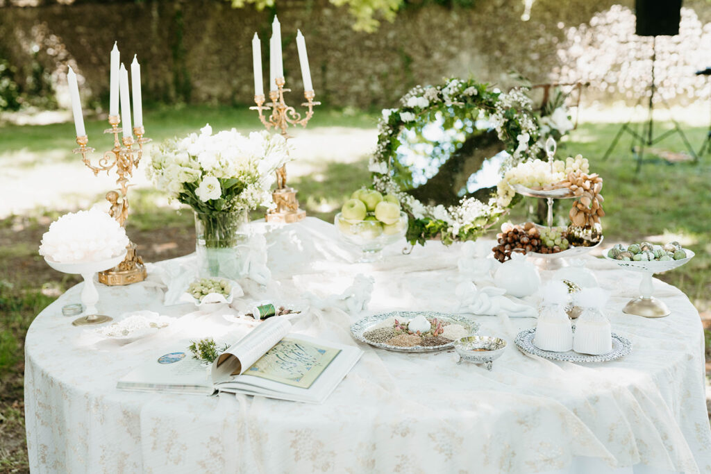 Sofred Aghd table wedding ceremony