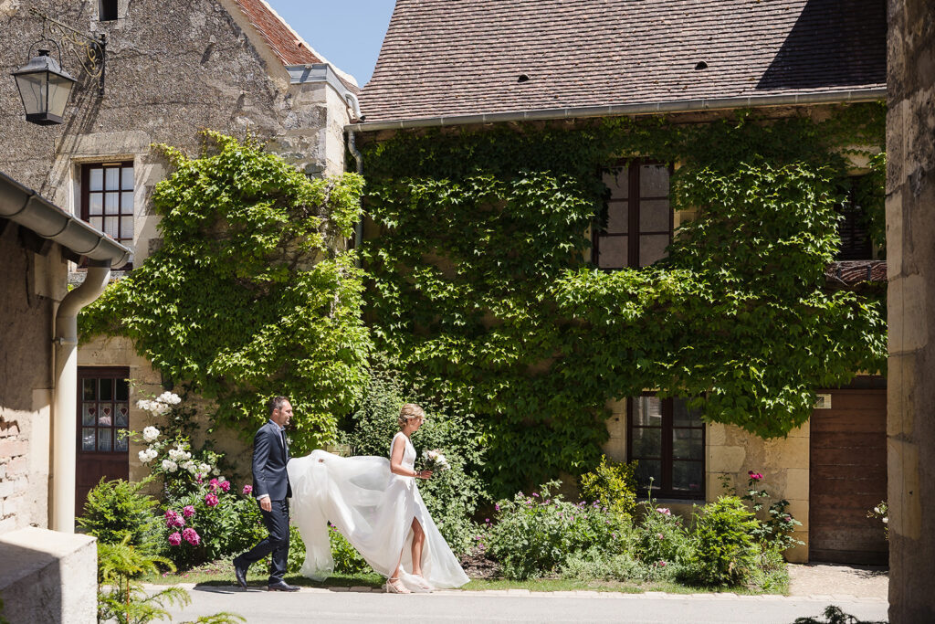 Fotoshoot bruidspaar in Bourgogne